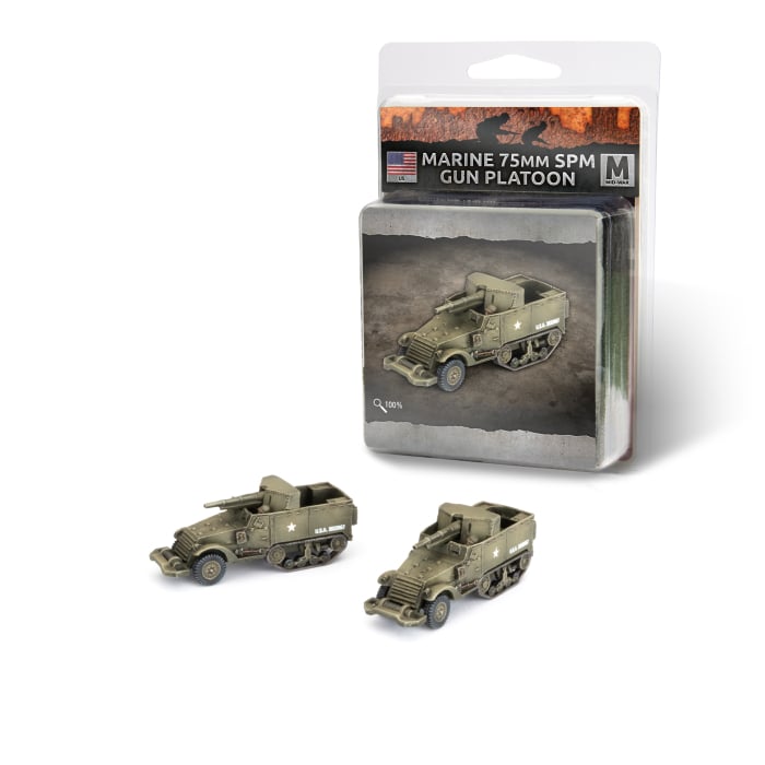 Marine 75mm SPM Self-propelled Gun Platoon (x2)