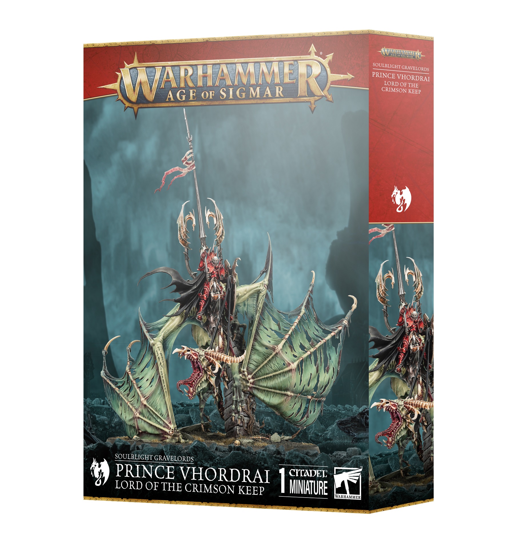 Soulblight Gravelord: Prince Vhordrai Lord of the Crimson Keep