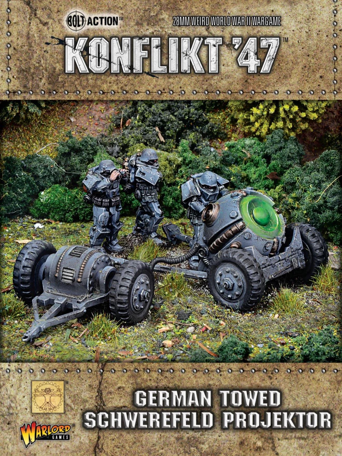 German Towed Schwerefeld Projektor (Heavy Infantry crew)