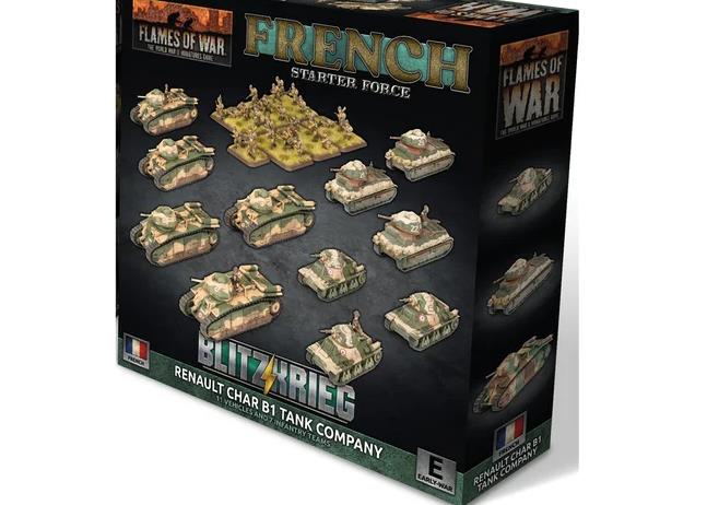 Blitzkrieg - French Char B1 bis Combat Company (plastic)