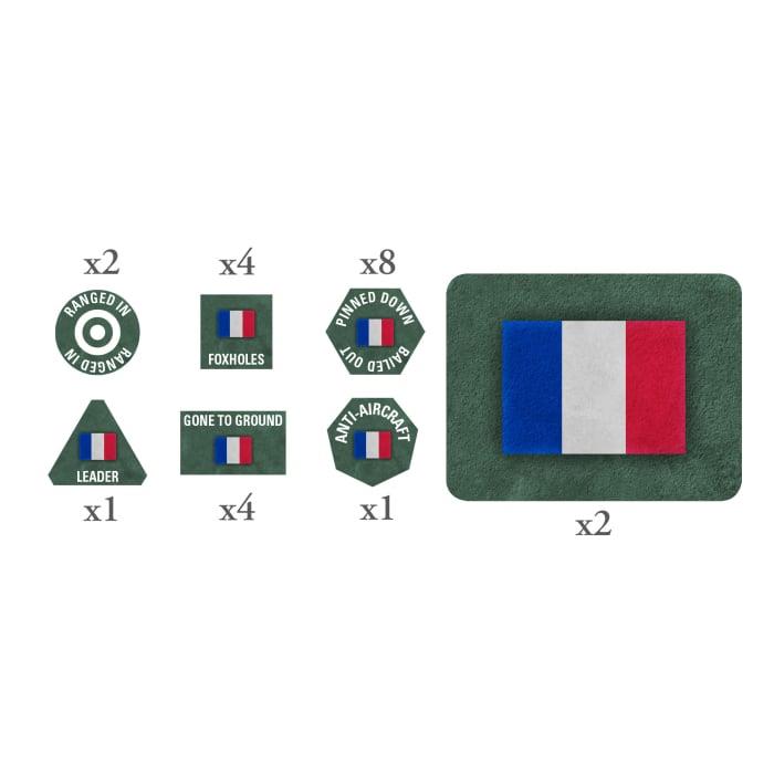 French EW Tokens (x20) and Objectives (x2)