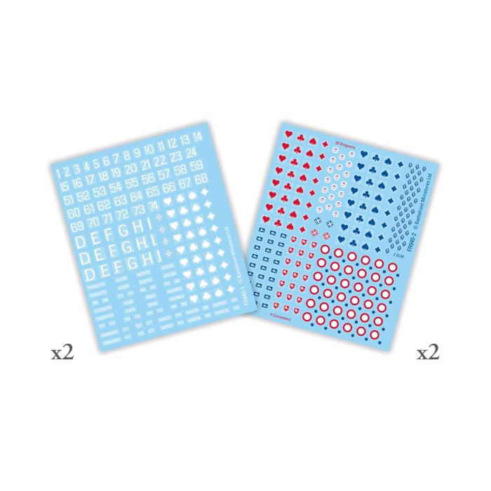 French Decals (x4)