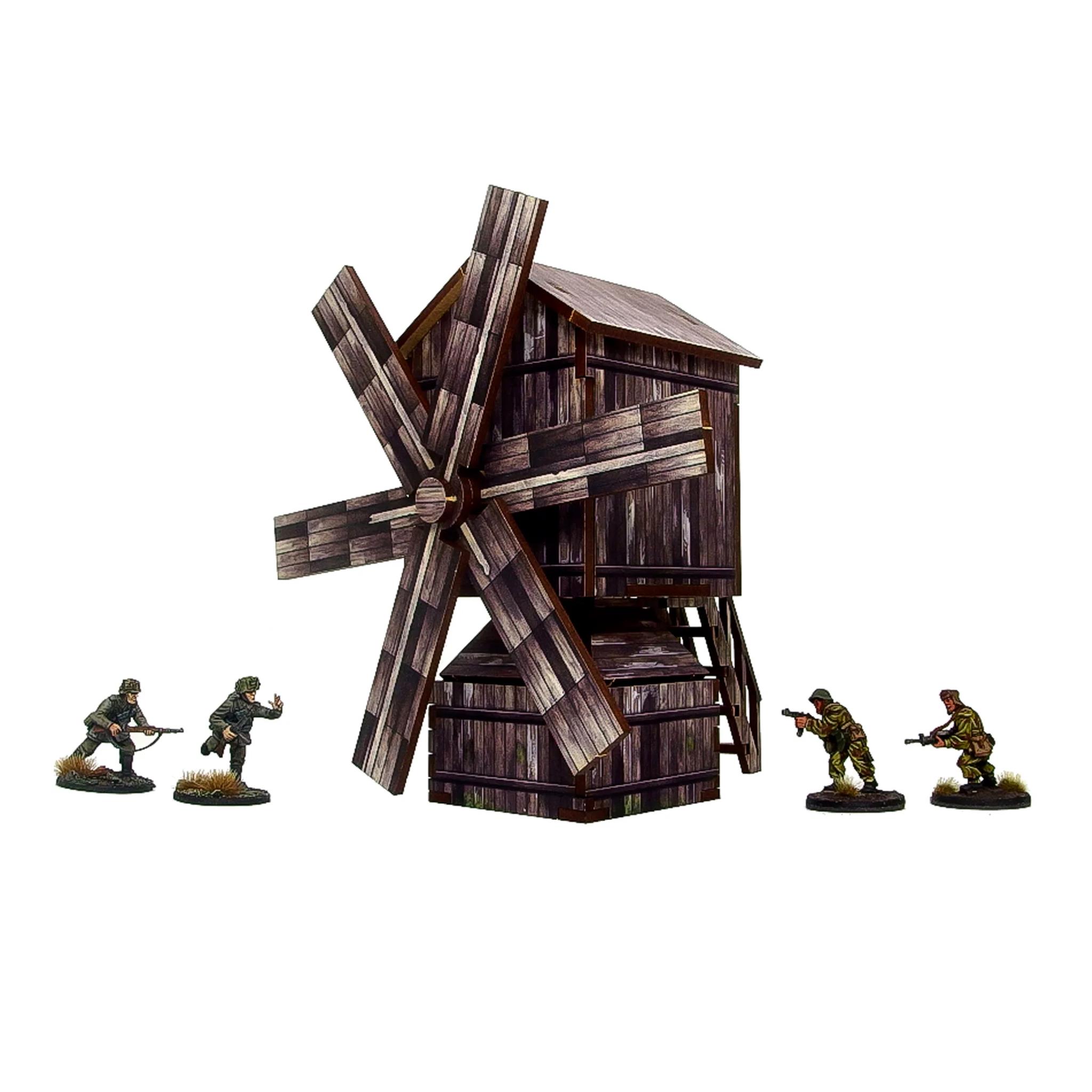 Pre-Painted WW2 Ostfront Village Windmill