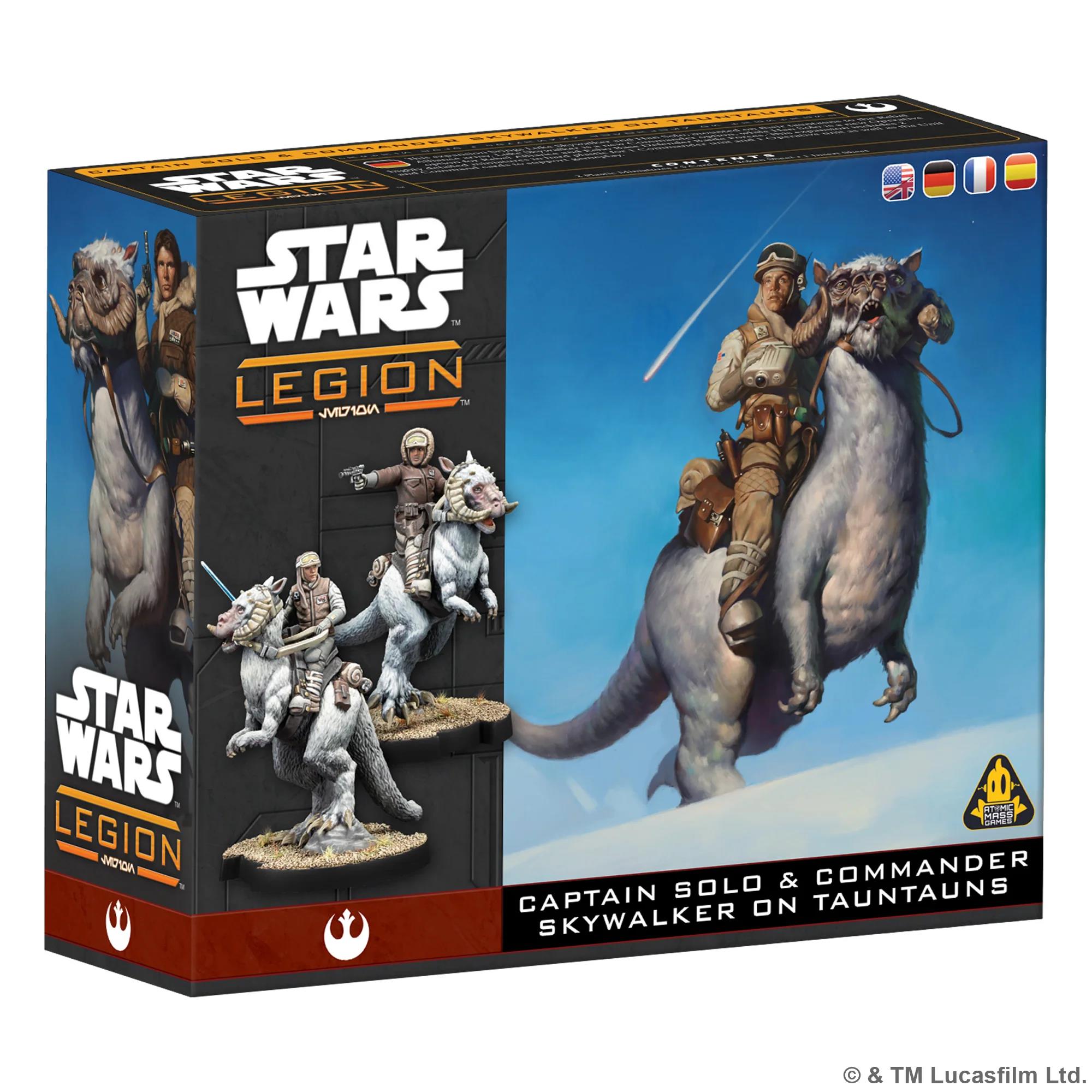 Star Wars: Legion: Captain Solo & Commander Skywalker on Tauntuns