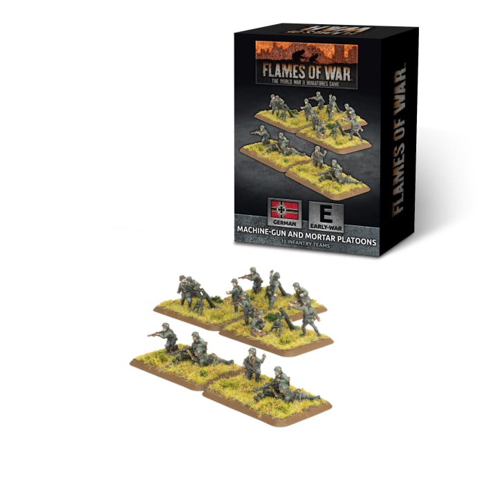 German HMG and Mortar Platoons (Early, Plastic)