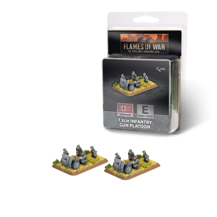 German 7.5cm Infantry Gun Platoon (x2 guns)