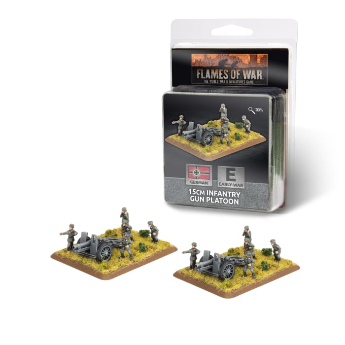 German 15cm Infantry Gun Platoon (x2 guns)