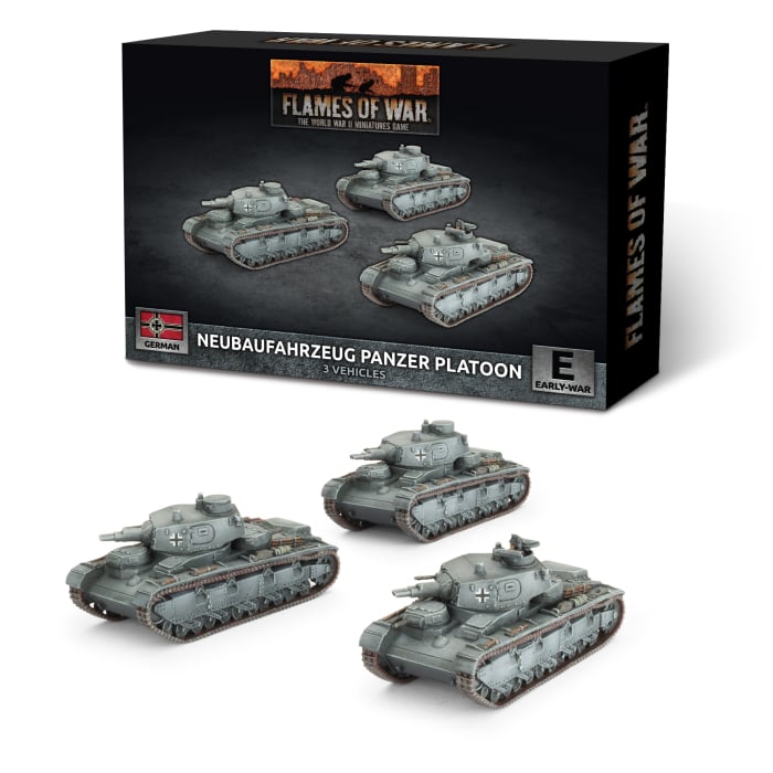 German Neubaufahrzeug Panzer Platoon (x3)