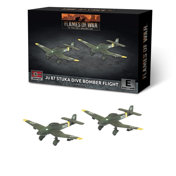German JU 87 Stuka Dive Bomber Flight (x2)
