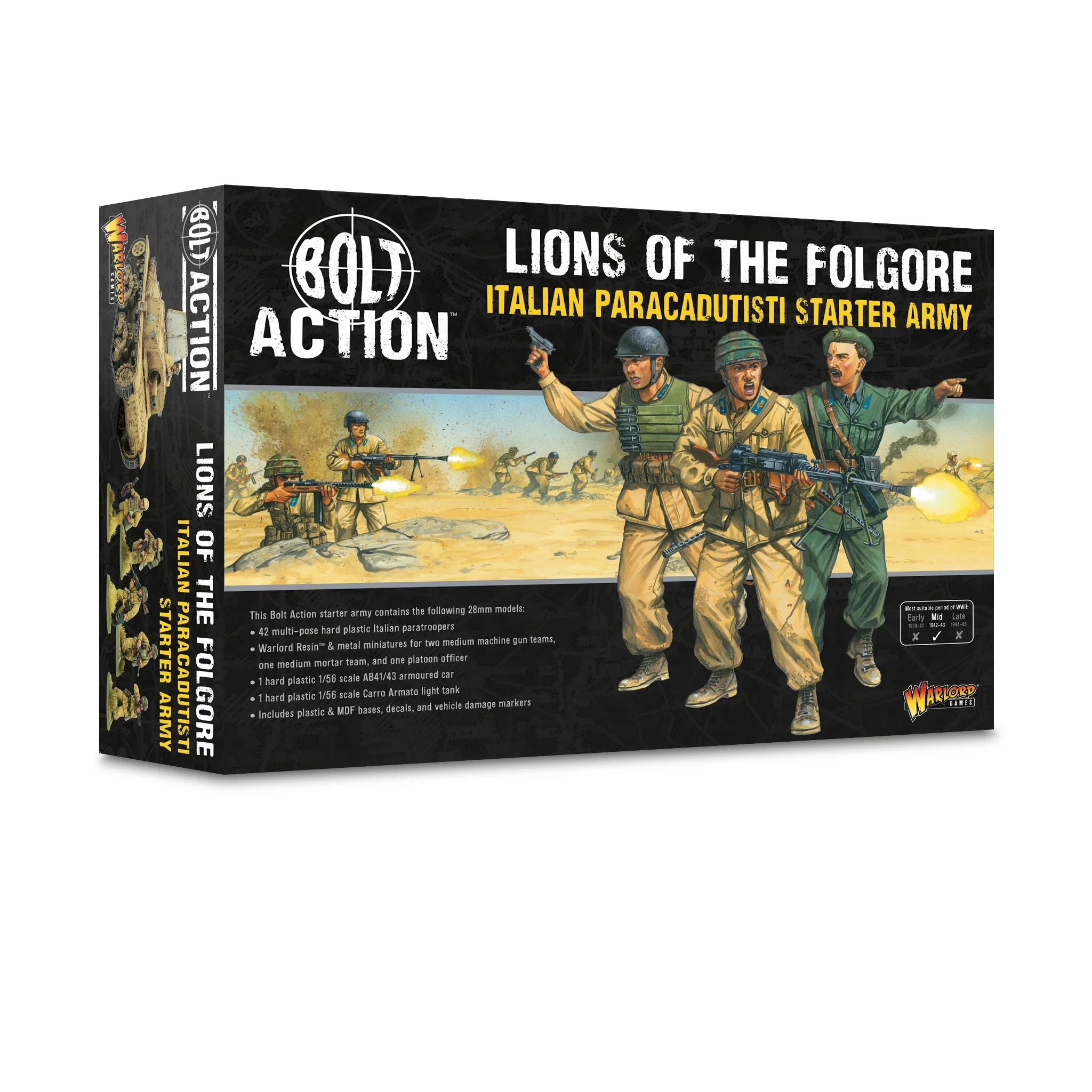 Lions Of The Folgore - Italian Paracadutisti Starter Army