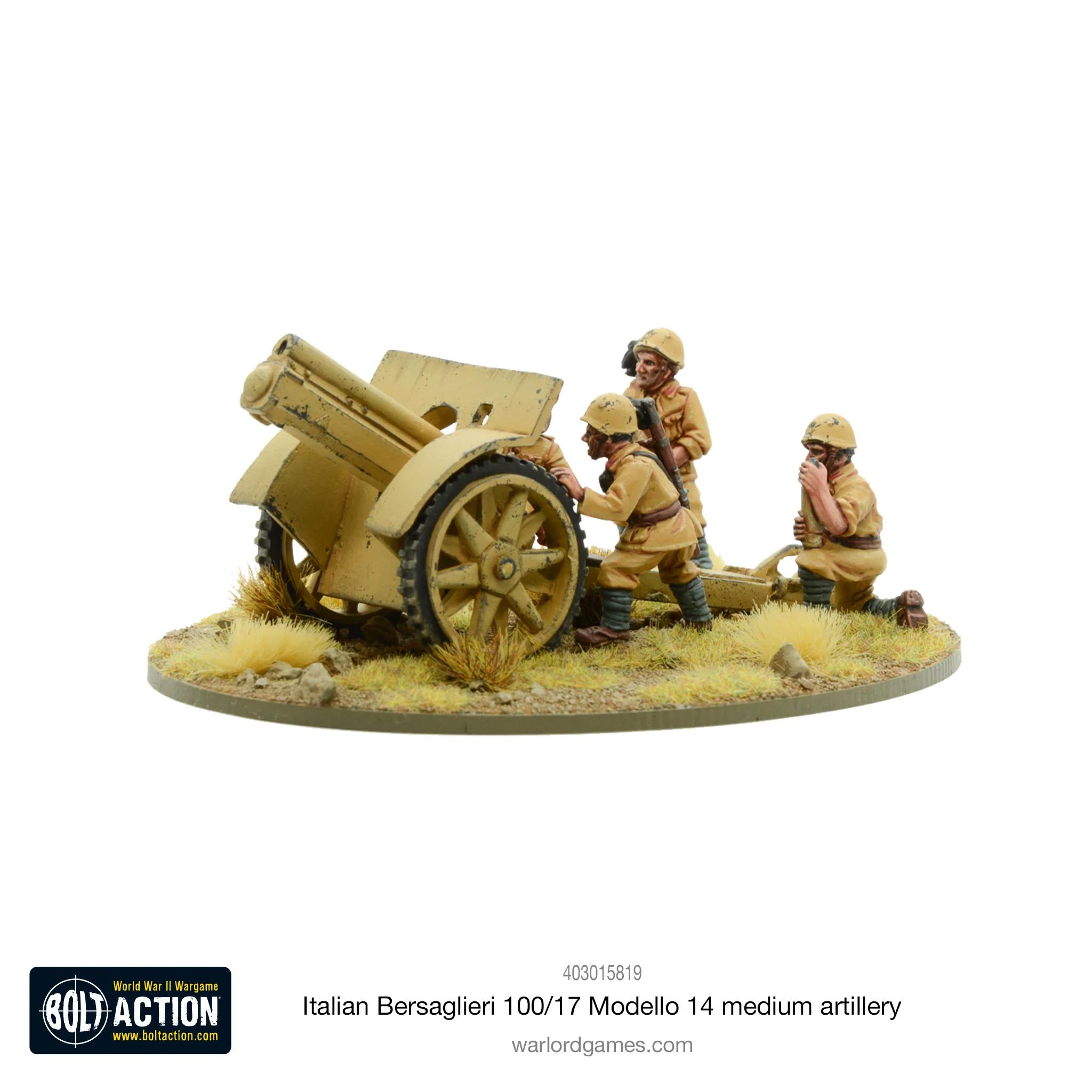 Italian Bersaglieri Modello 14 Medium Artillery