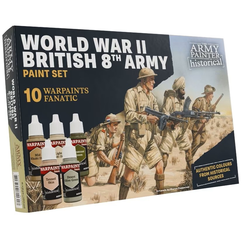 Historical: WWII British 8th Army	Paint Set