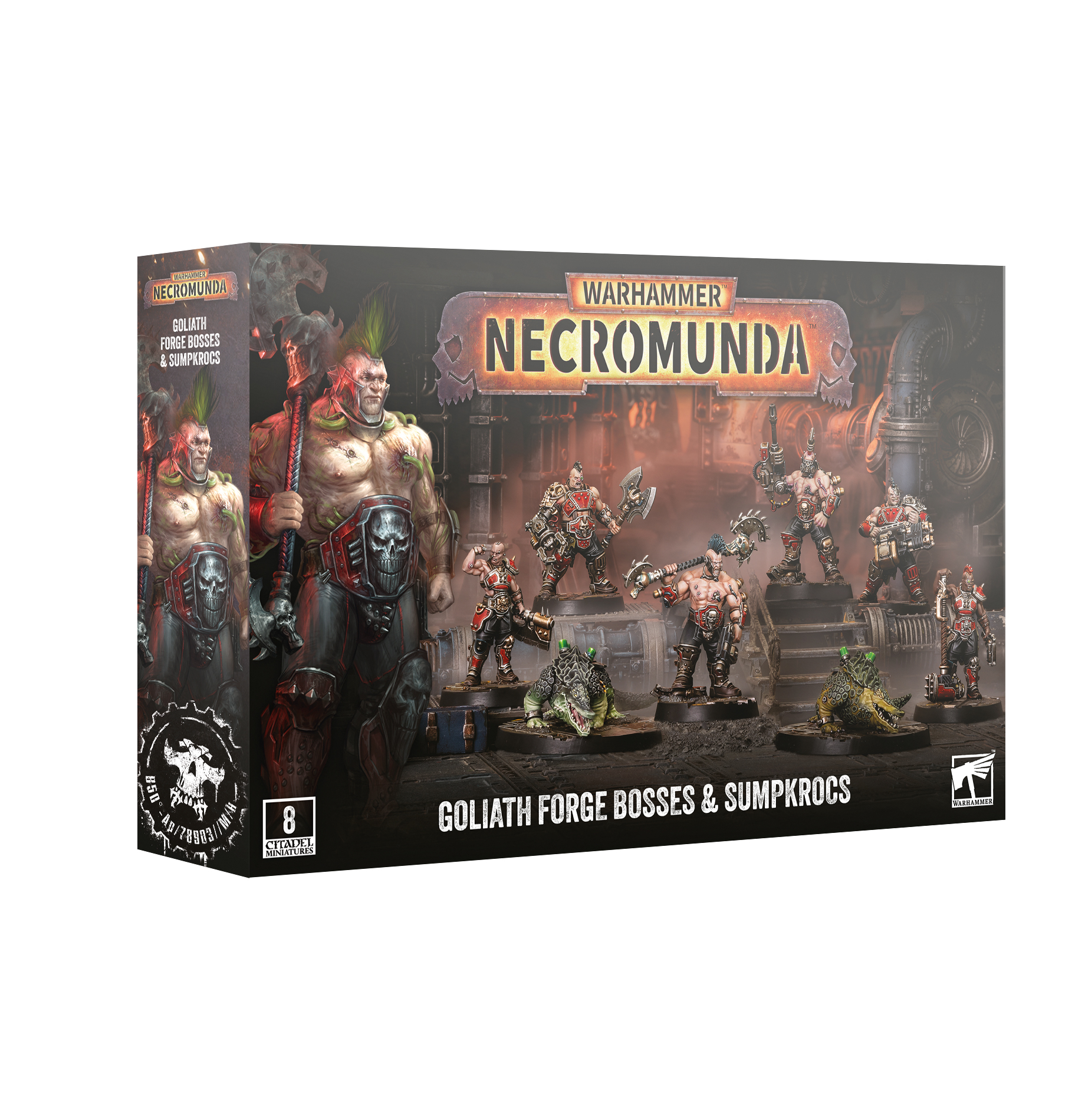 Necromunda: Goliath Bosses & Sumpkrocs