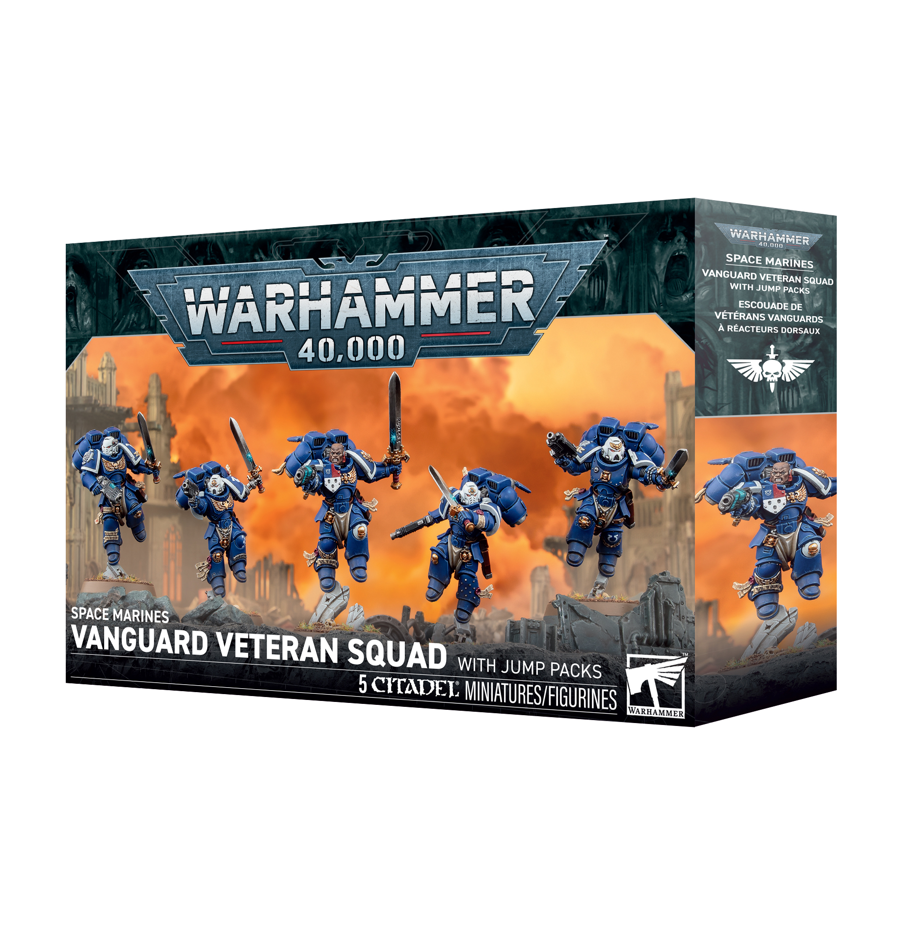 Space Marines: Vanguard Veterans with Jump Packs