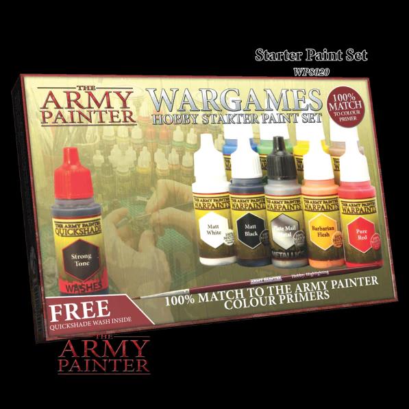 Army Painter - Wargames Hobby Starter paint Set