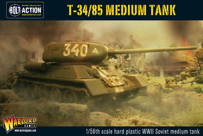 Plastic T-34/76 medium tank